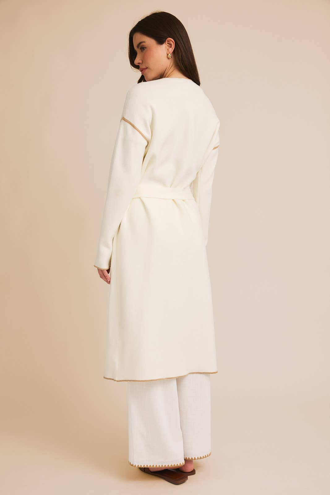 Vanilla Long-Sleeve Cardigan