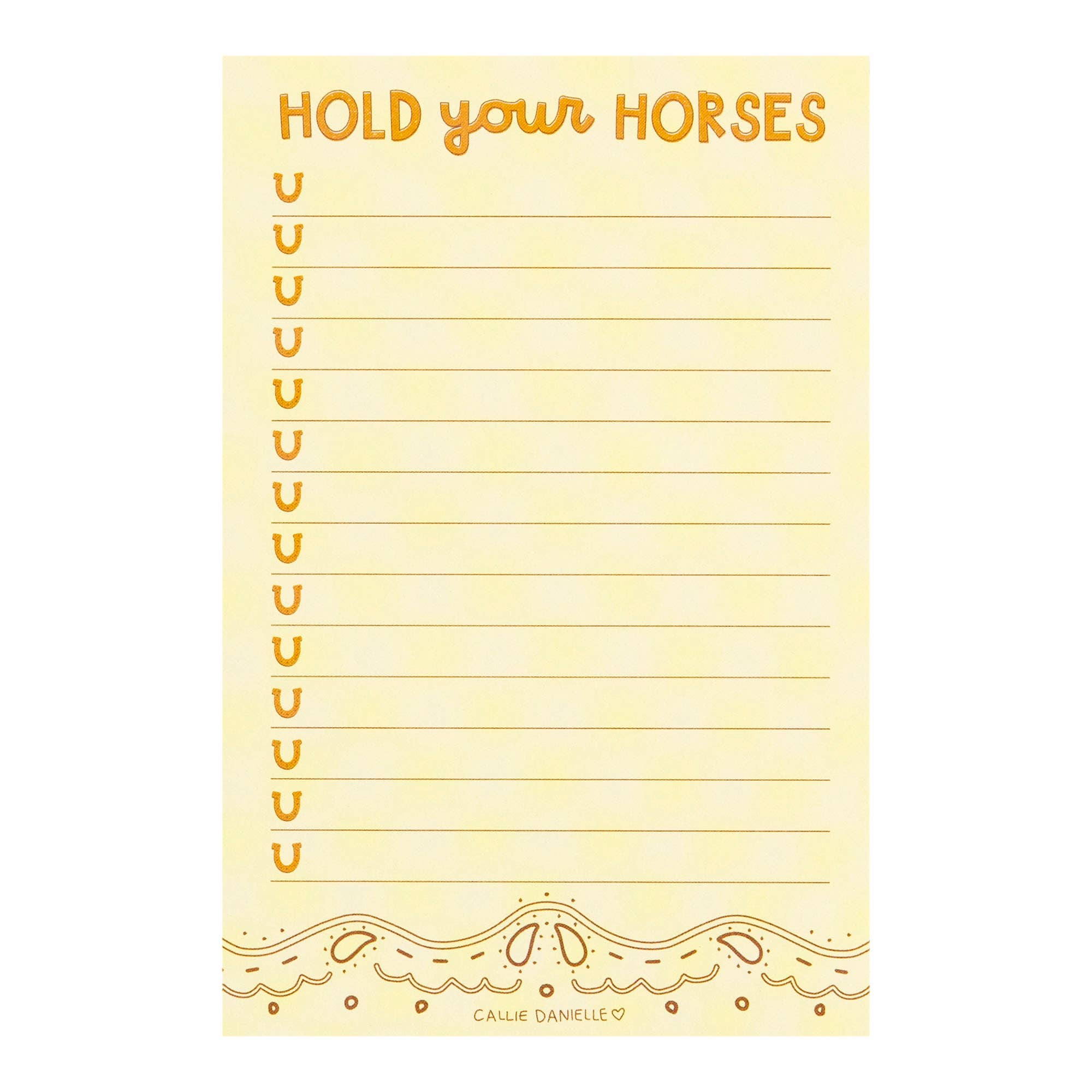Hold Your Horses Southern Notepad
