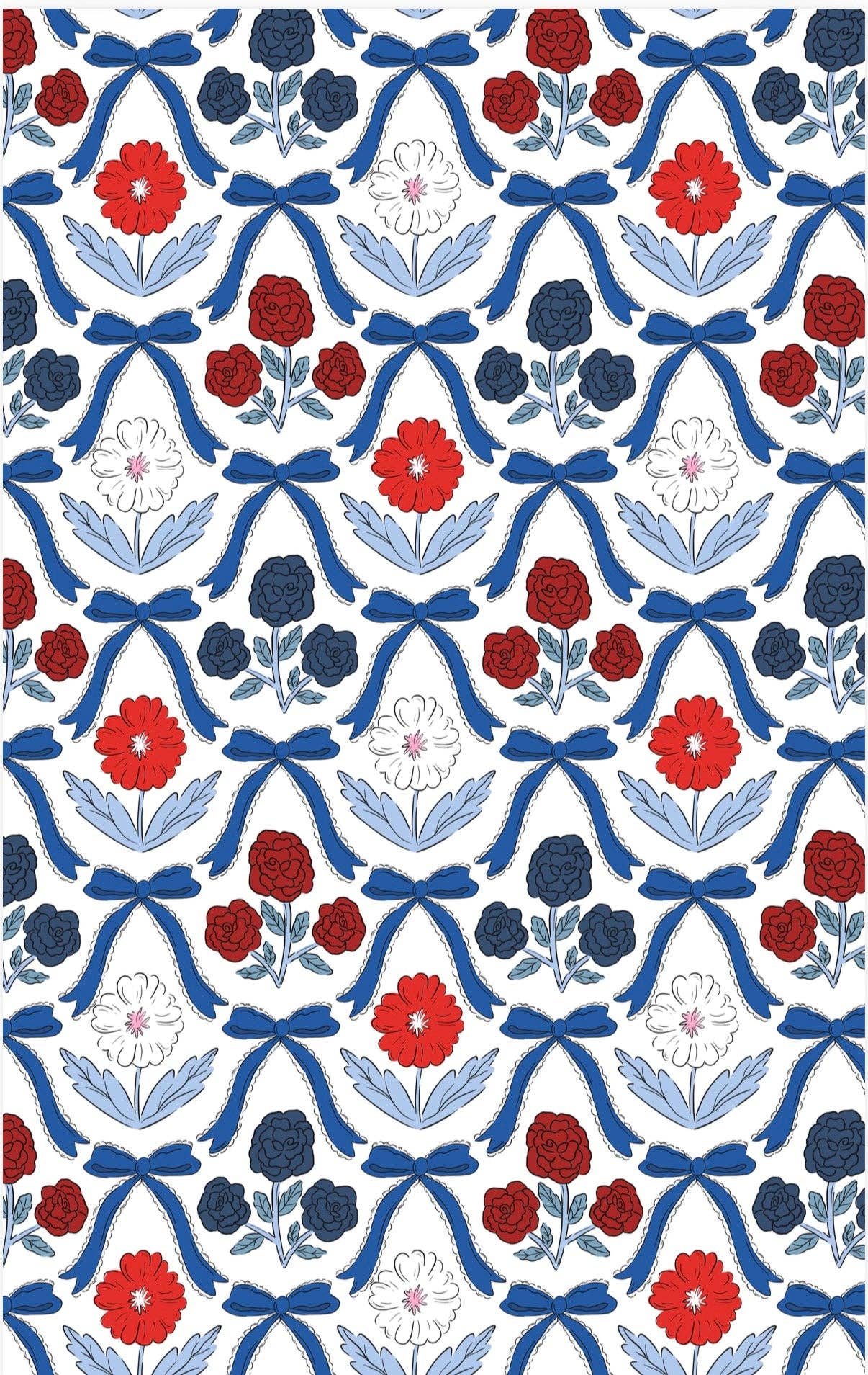 Bluebell Bows | Double-Sided Hand Towel