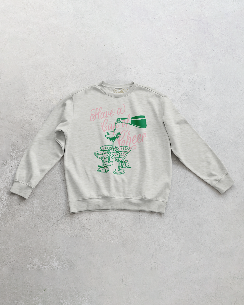 Have a Cup of Cheer, Oversized 90's Sweatshirt