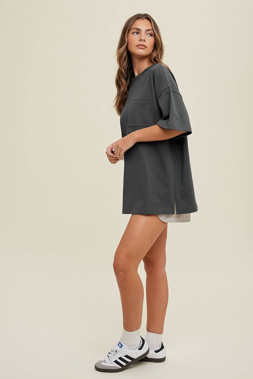 Oversized Tee With Pocket
