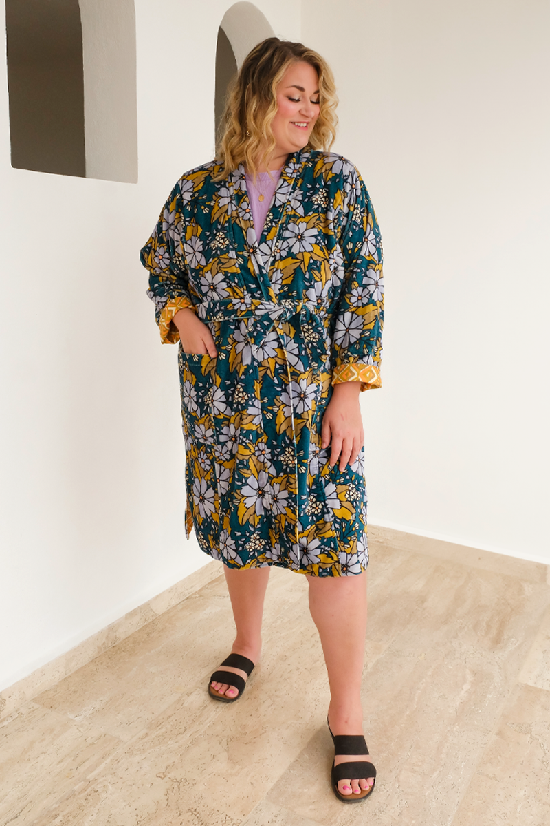 The Velvet Dinah Reversible Duster