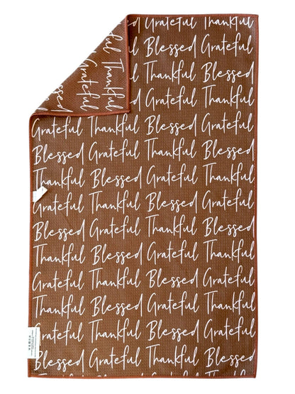 Thankful: Double-Sided Hand Towel