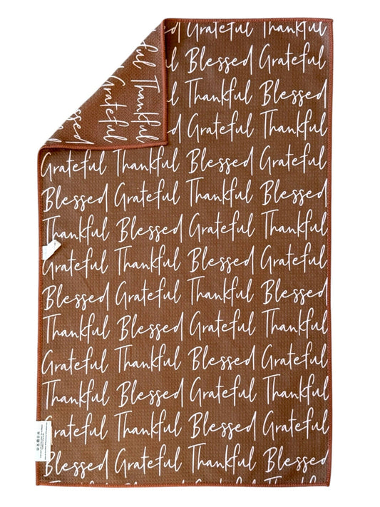 Thankful: Double-Sided Hand Towel