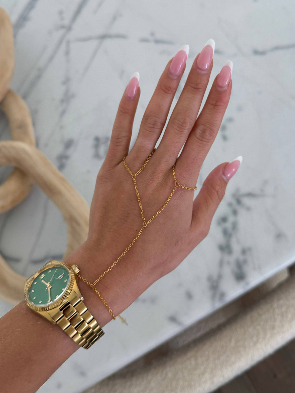 Double Finger Hand Chain