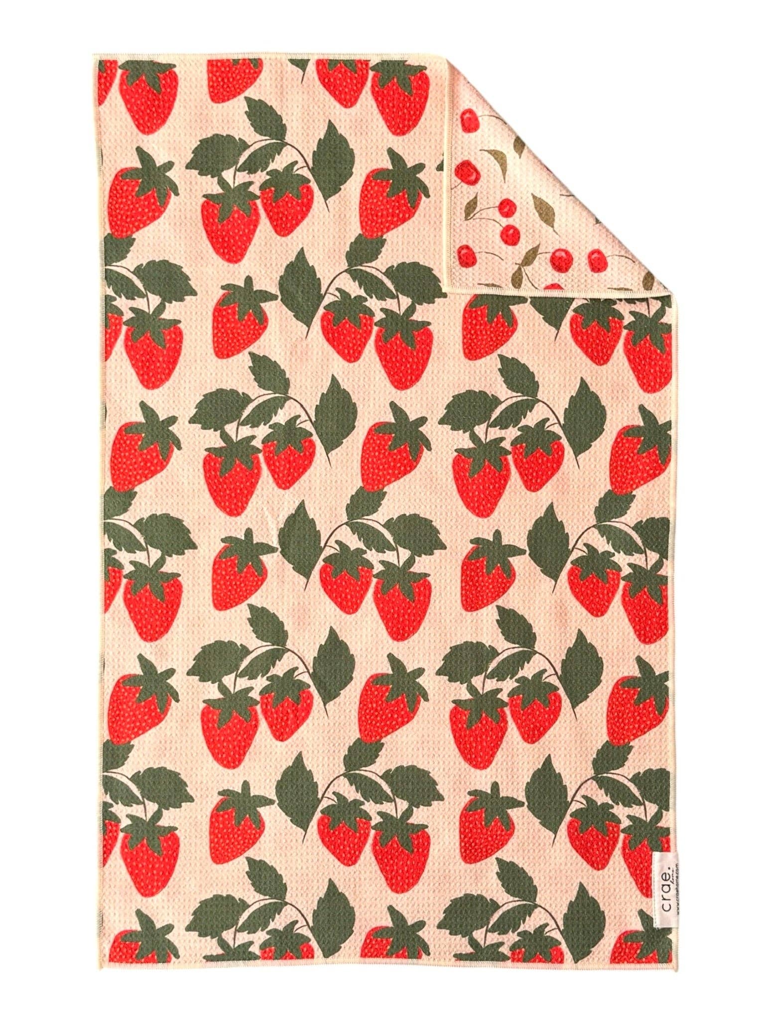 Berries & Cherries | Reversible Hand Towel