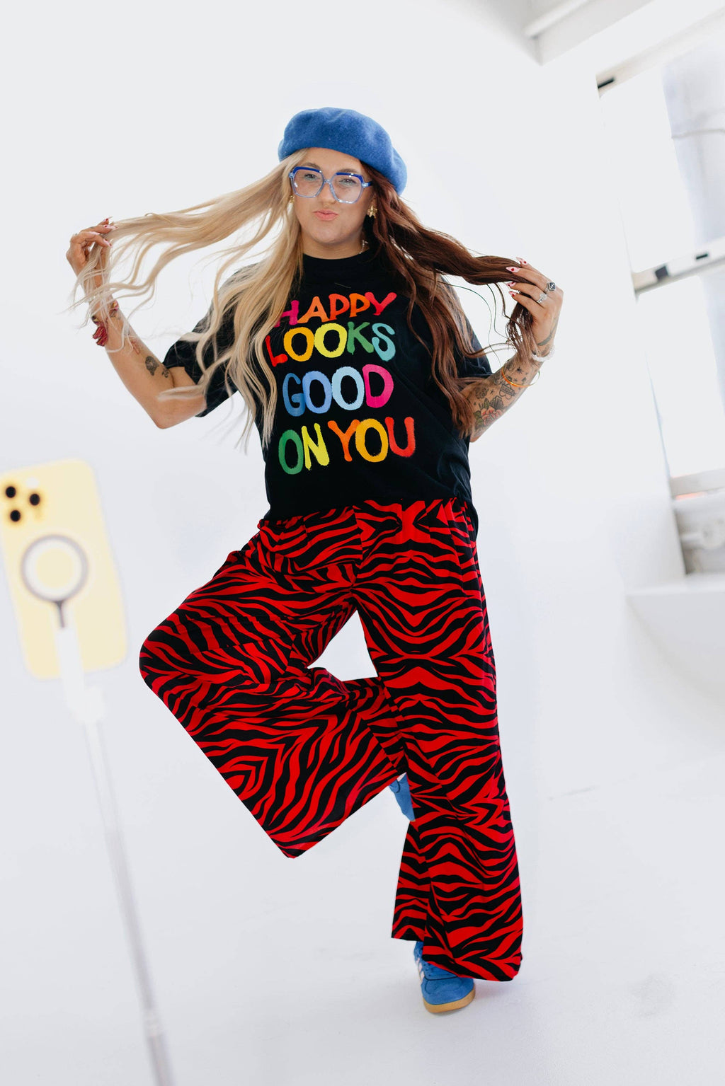 Red Zebra Luxe Trousers