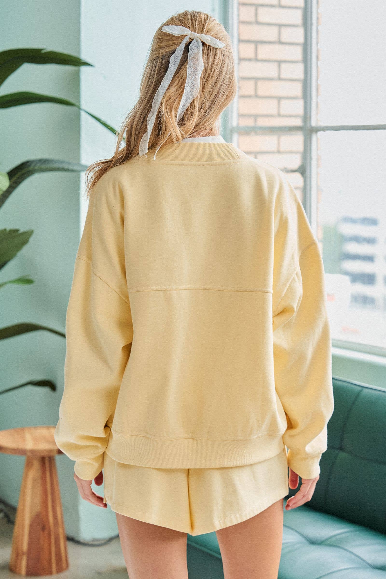 Lemon Drawstring Shorts