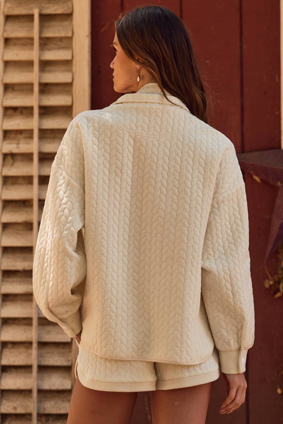 Quilted Zip-Front Jacket