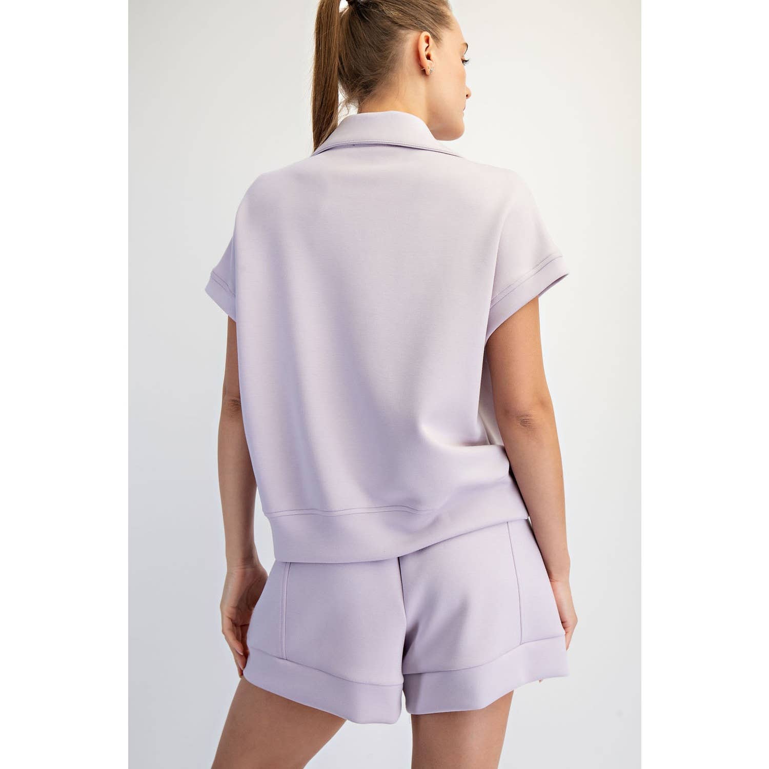 The Everyday Modal Scuba Short Sleeve Top