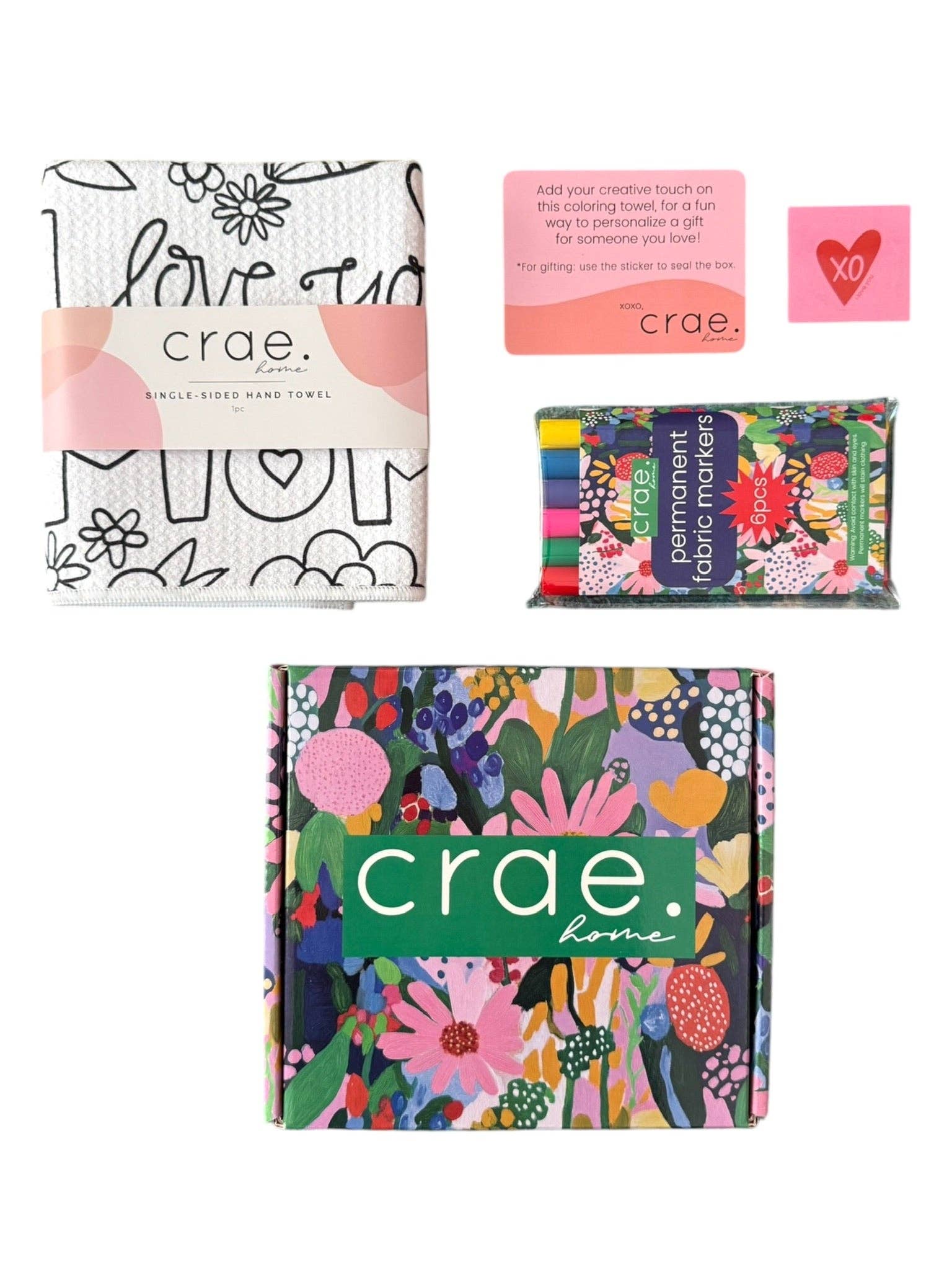 Mother's Day Coloring Gift Box