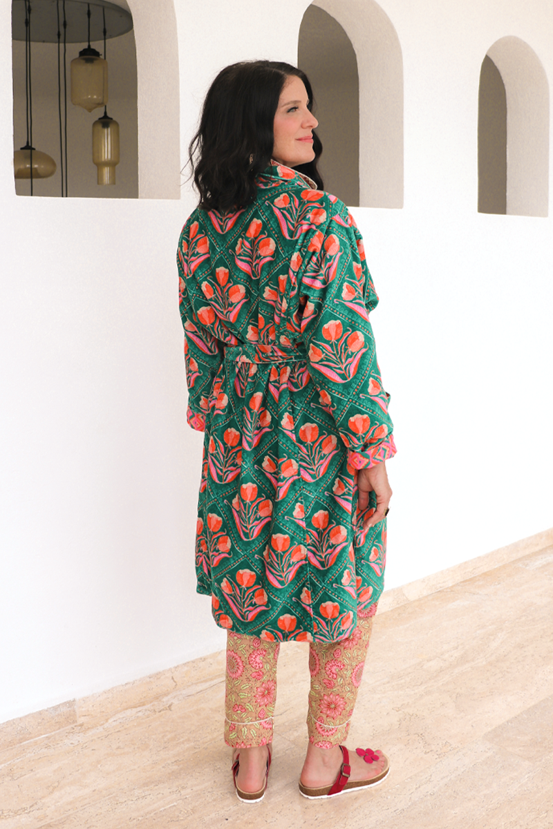 The Velvet Winnie Reversible Duster