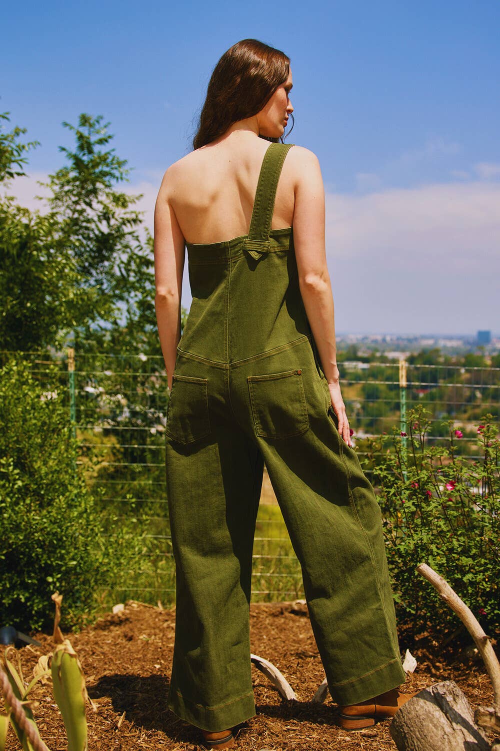 One-Shoulder Utility Overalls