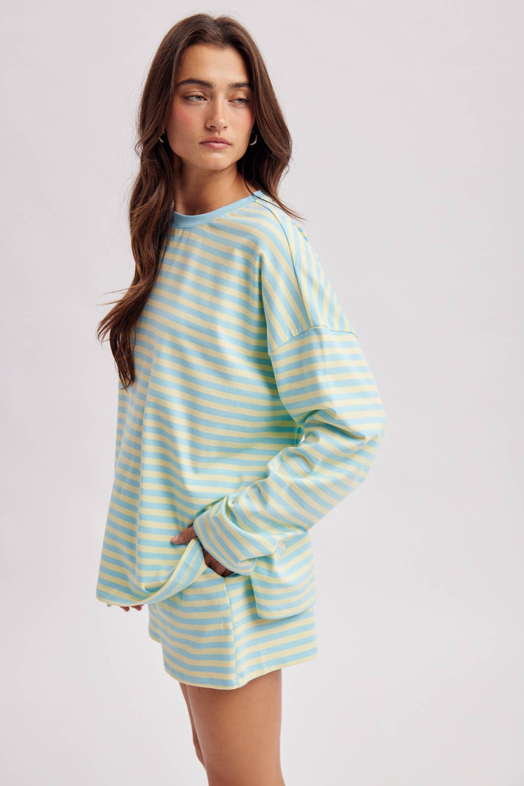 Striped Long-Sleeved Top