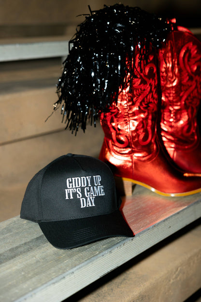 Giddy Up It's Game Day Embroidered Hat