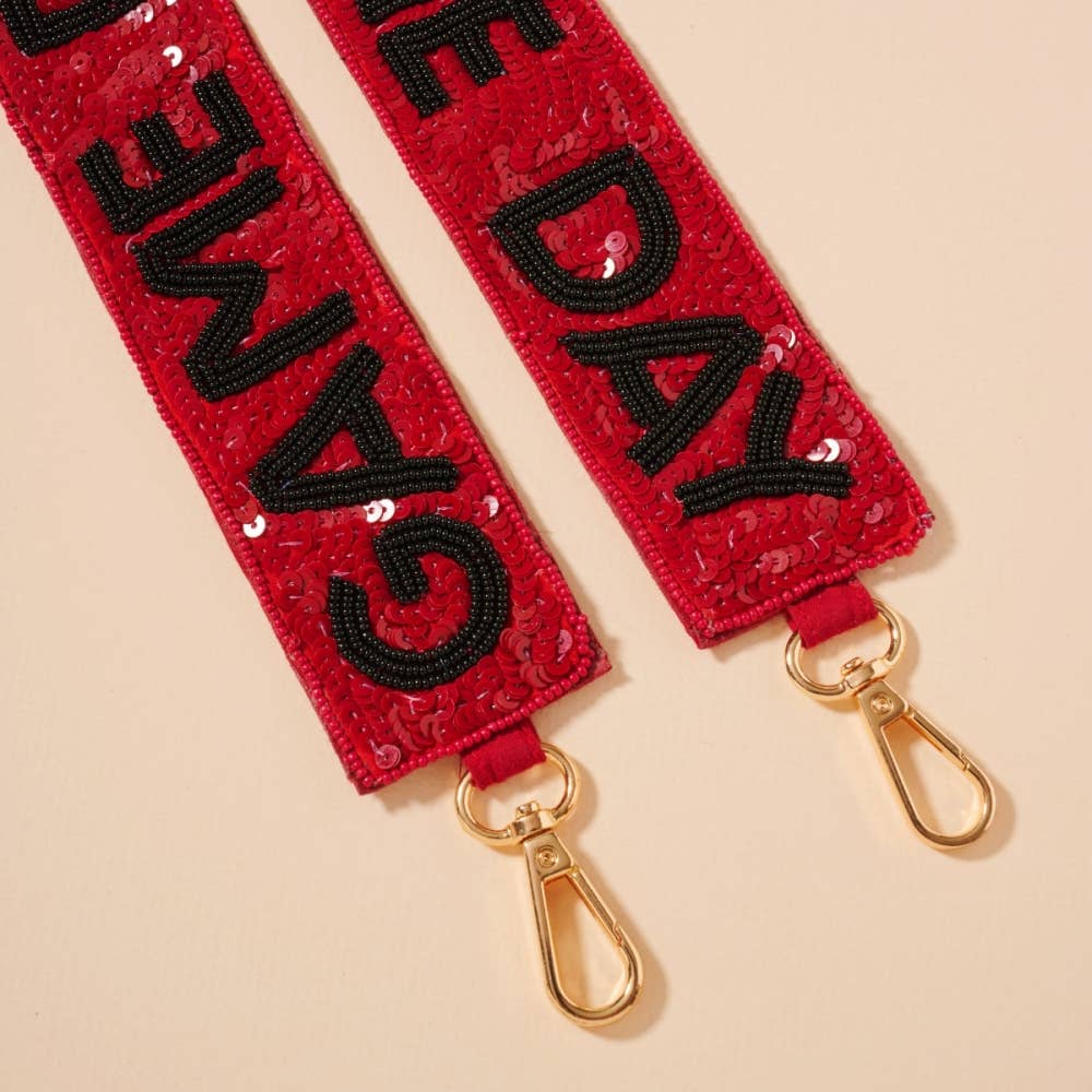 Game Day Beaded Bag Strap