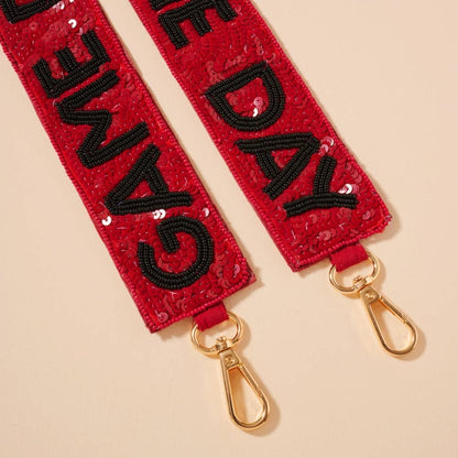 Game Day Beaded Bag Strap