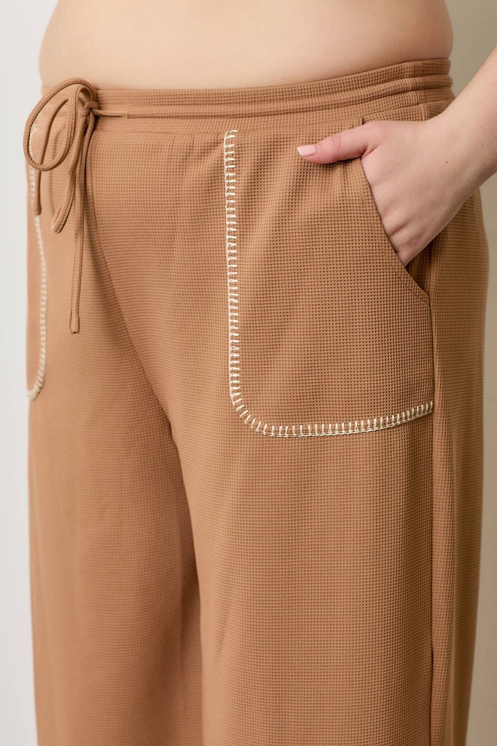 Camel Knit Pants