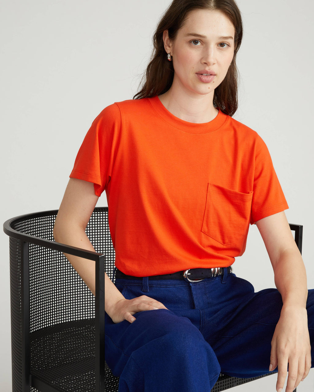 Garcon Tee - Solid Poppy