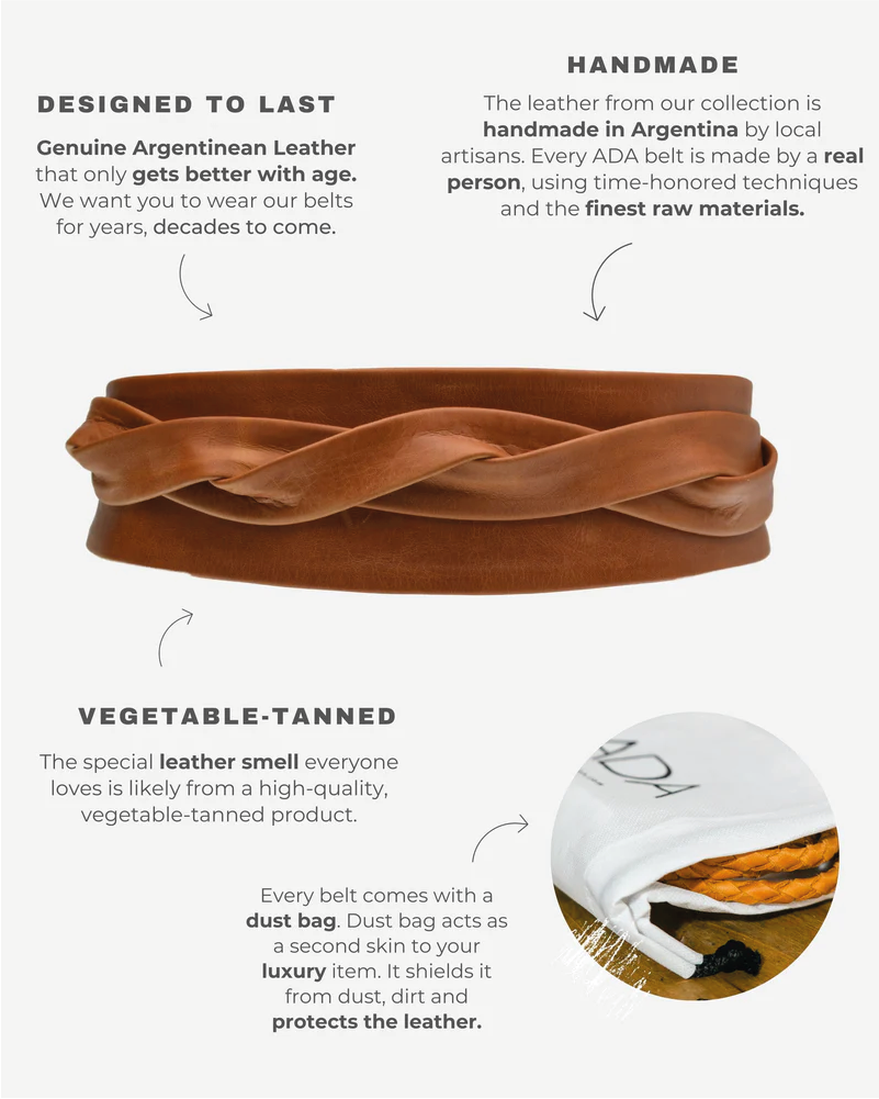 Wrap Belt - Cognac