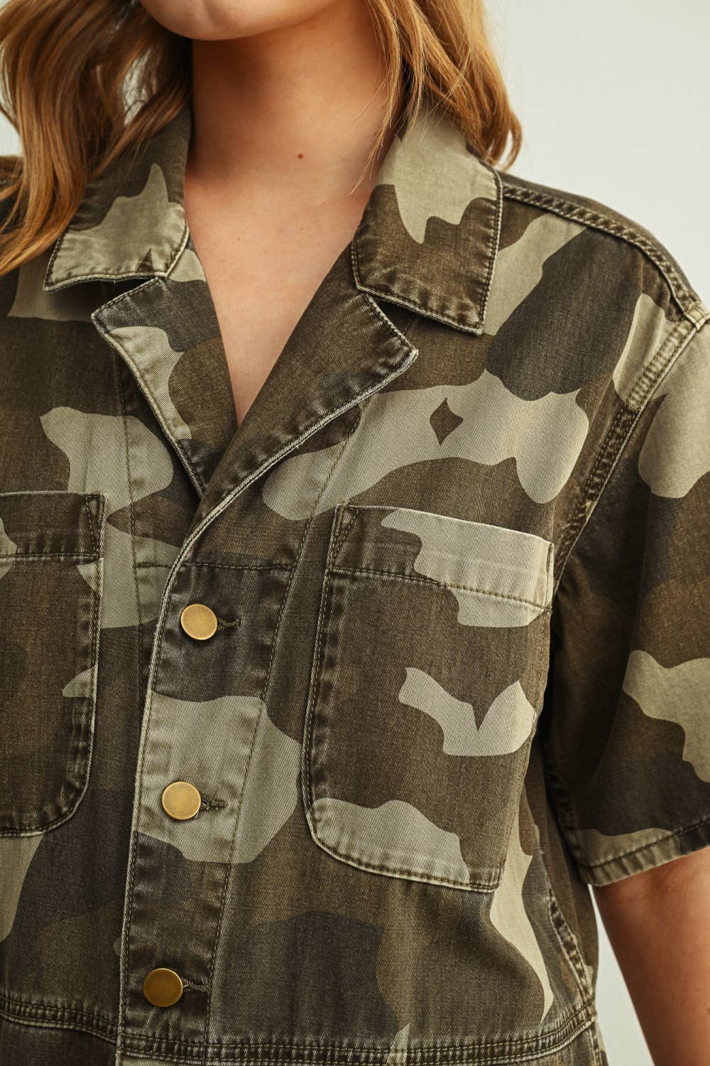 Camo Utility Jumpsuit