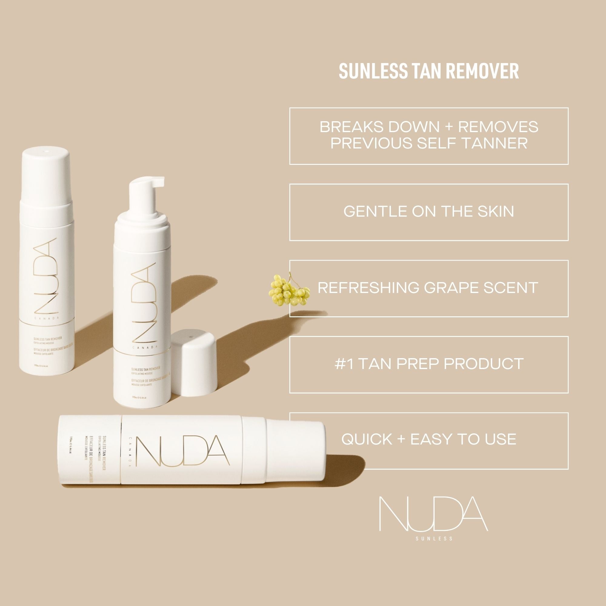 NUDA Sunless Tan Remover