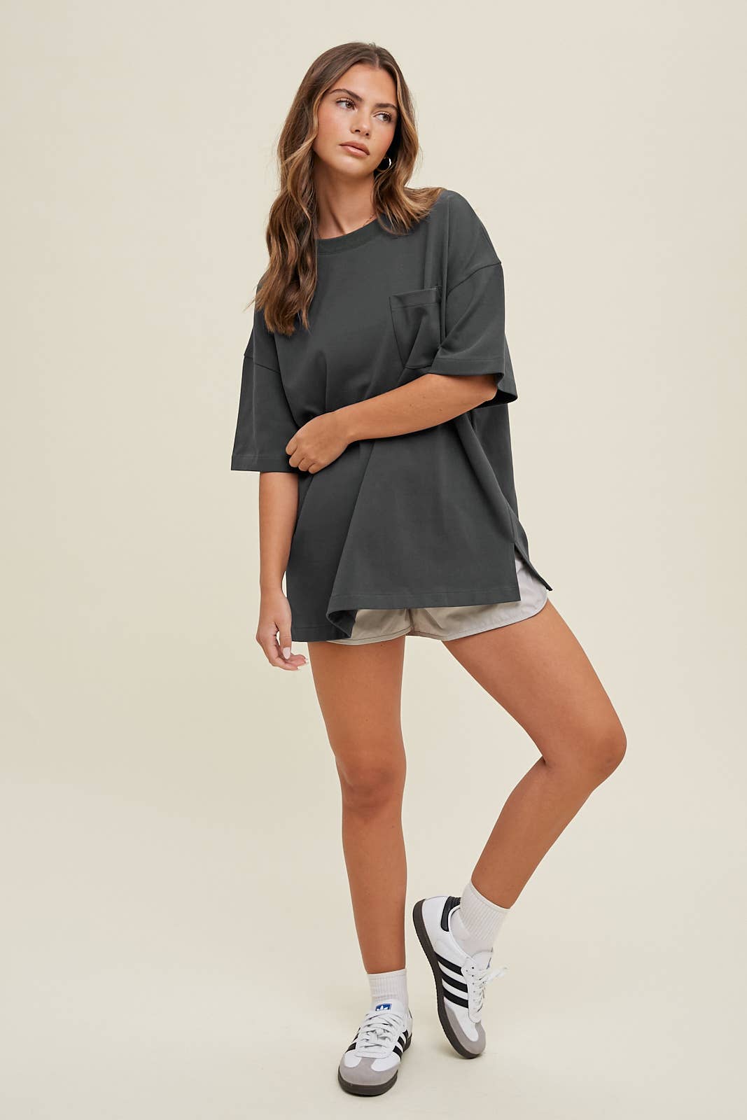 Oversized Tee With Pocket