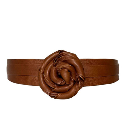Midi Wrap Belt - Whiskey