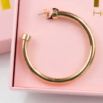 Large Gold Hoo Hoops