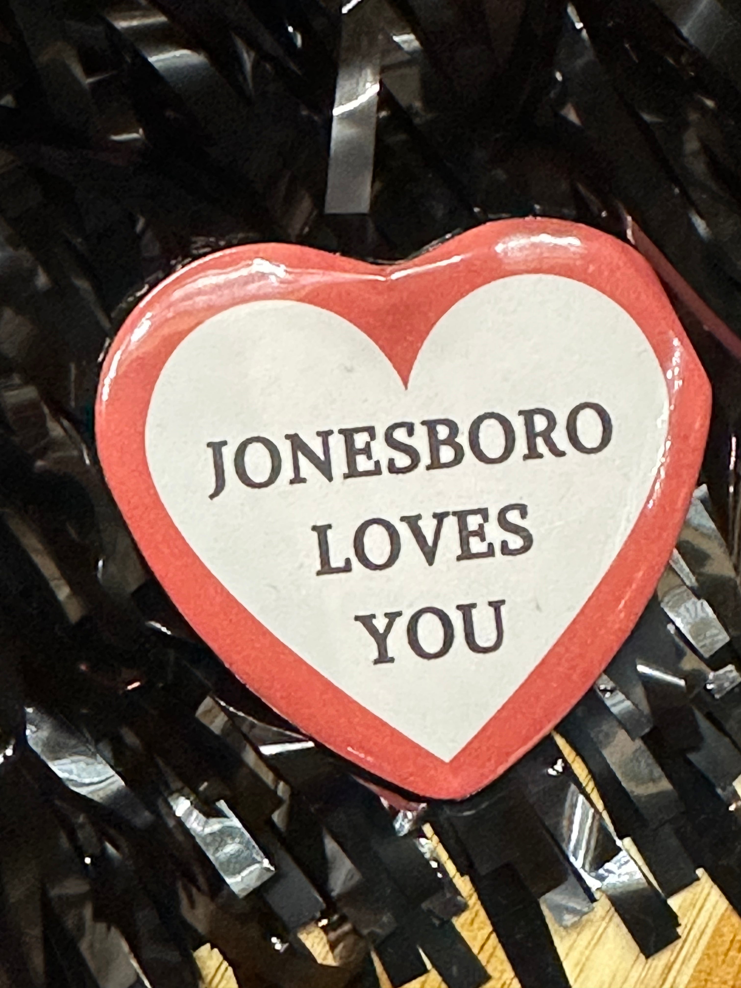 Game Day Buttons - Medium Heart (2.25")