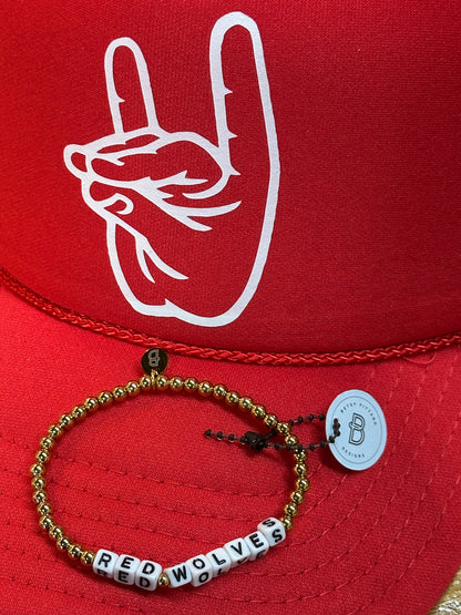 Red Wolves Bracelet