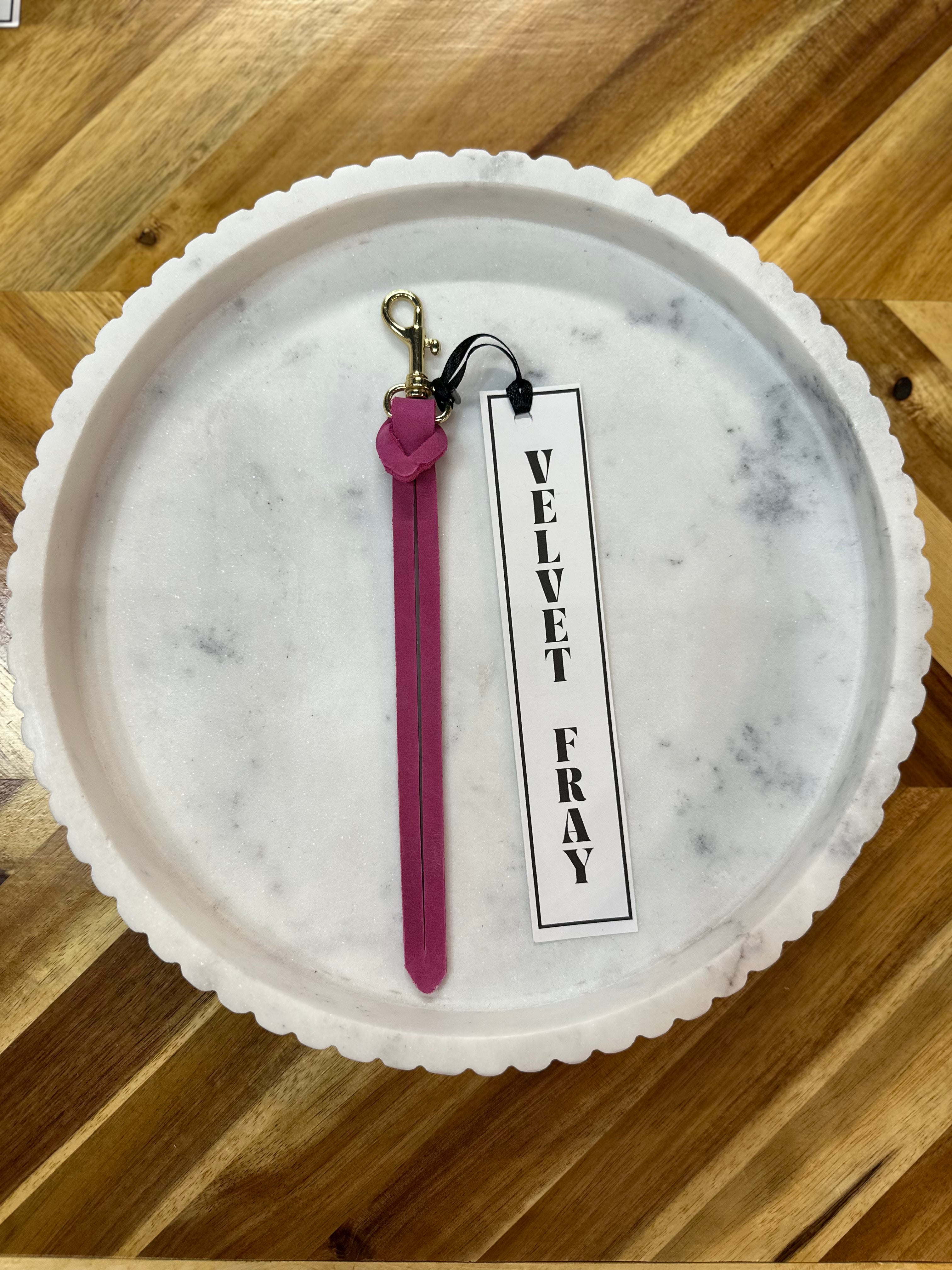 Leather Wristlet Keychain Loop