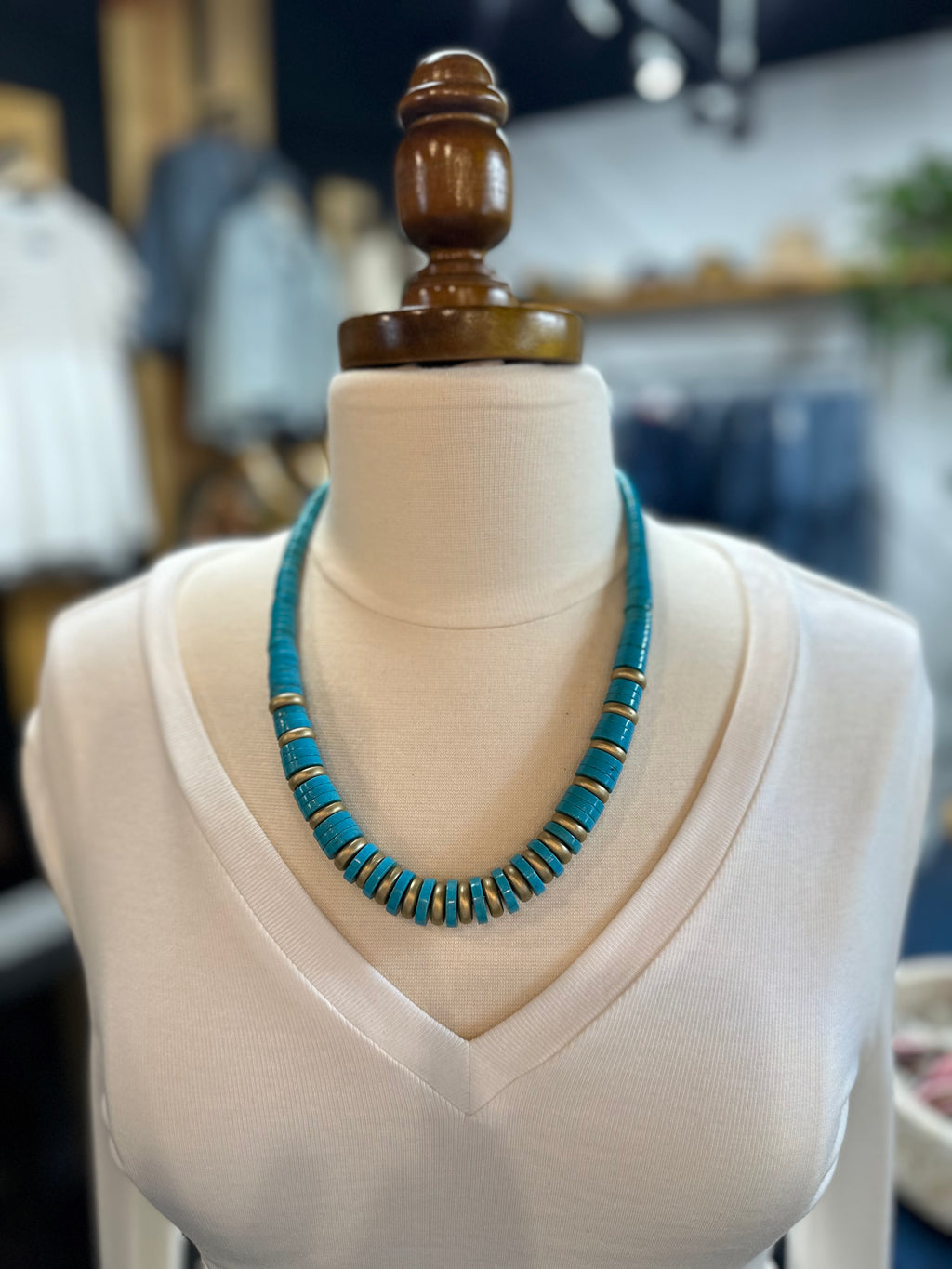 Kesar Necklace - Aquamarine