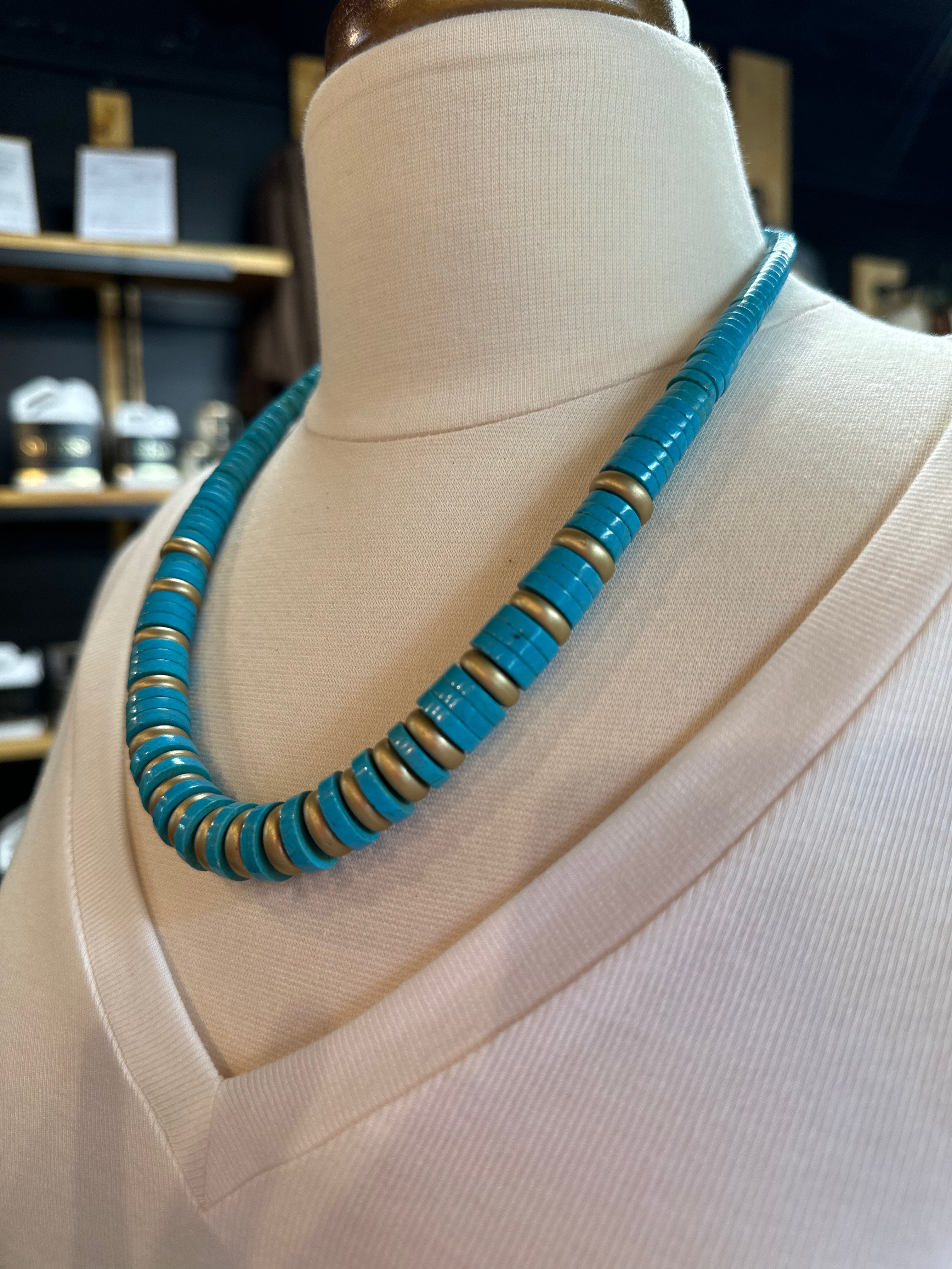 Kesar Necklace - Aquamarine