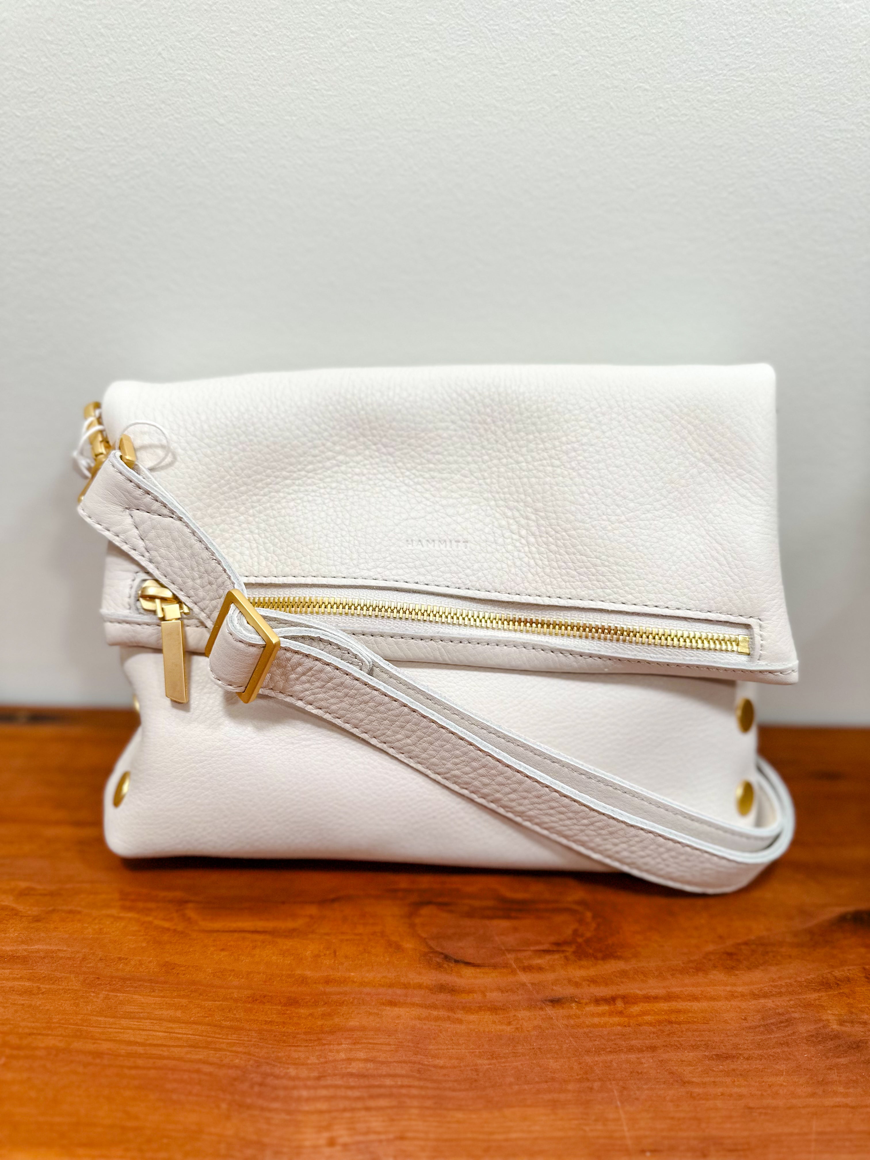 Hammitt VIP in Cala Lily White with Brushed Gold Hardware