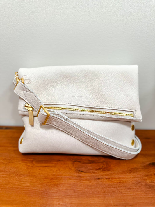 Hammitt VIP in Cala Lily White with Brushed Gold Hardware