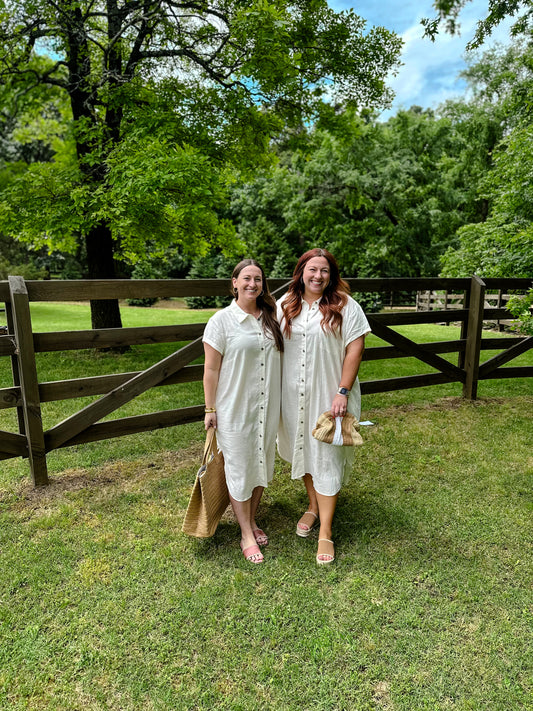 Dune Linen Shirtdress