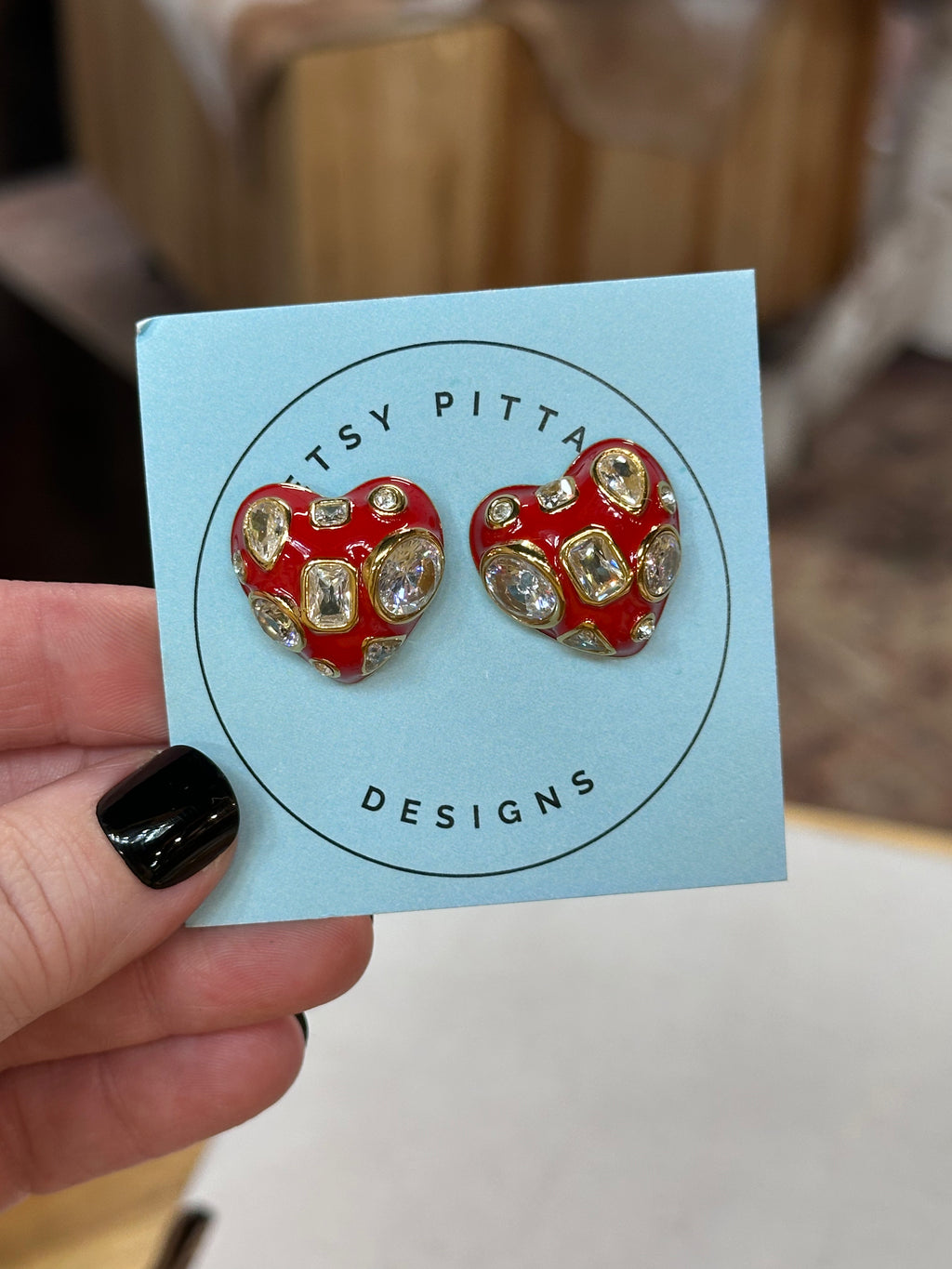 Frazer 2 Heart Earrings