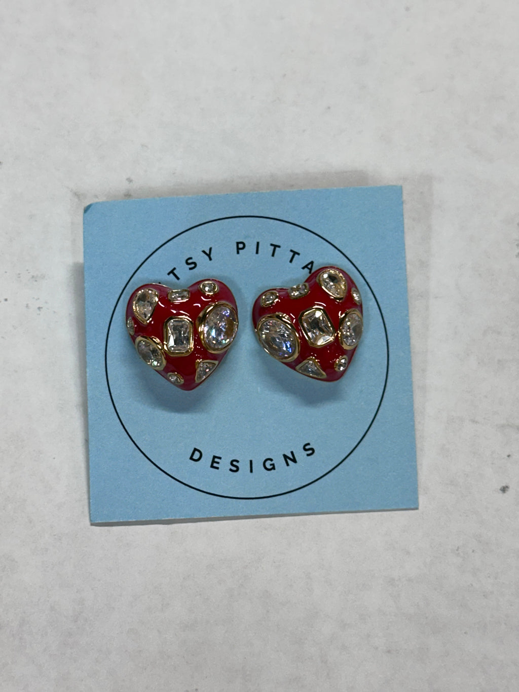 Frazer 2 Heart Earrings