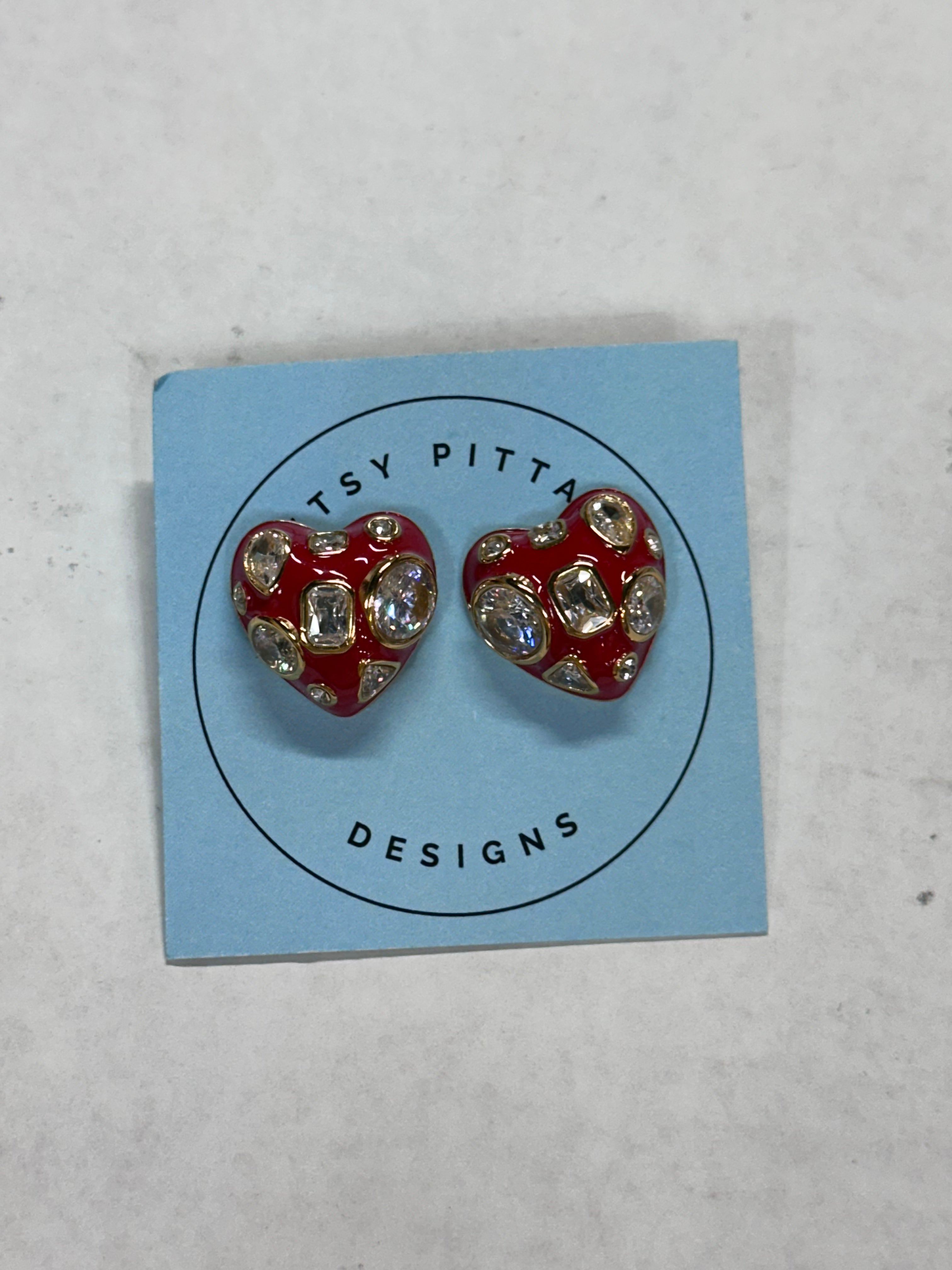 Frazer 2 Heart Earrings