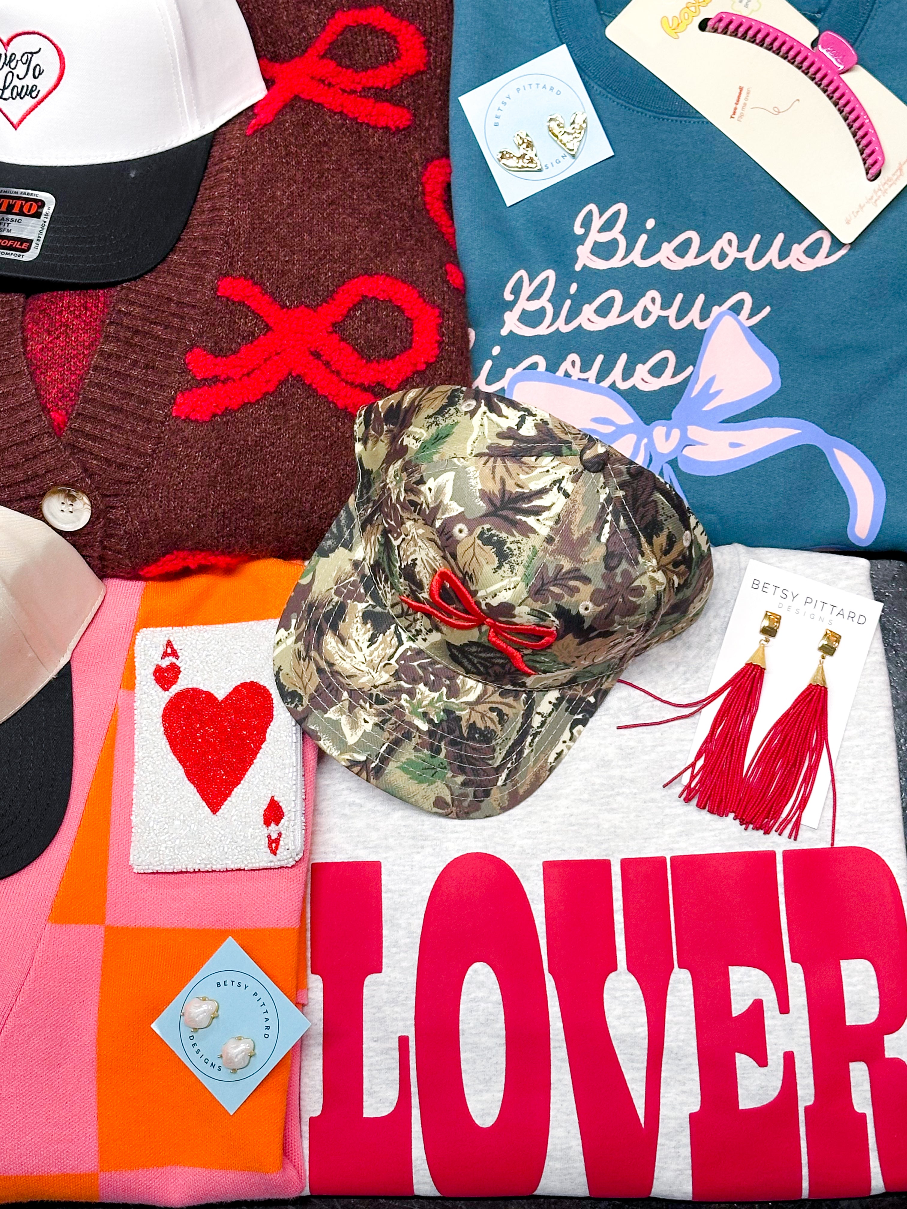 'LOVER' Puff Boxy Cotton 90's Sweatshirt