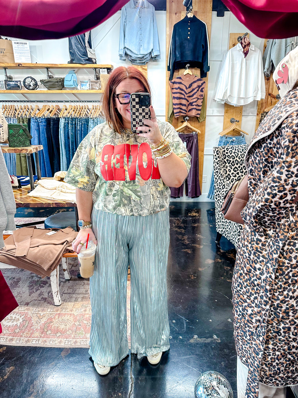 Heavy Metal Silver Metallic Pants