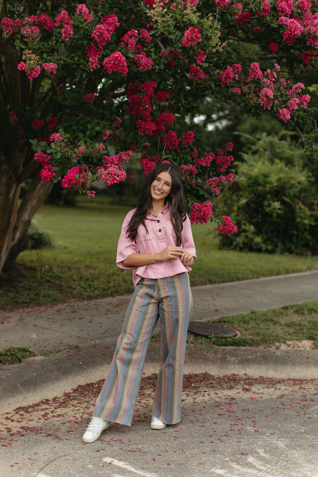 Multi Color Panel Pants