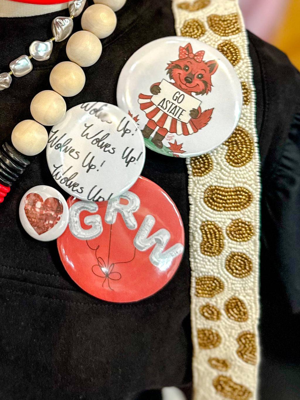 Game Day Buttons - Medium Round (2.25")