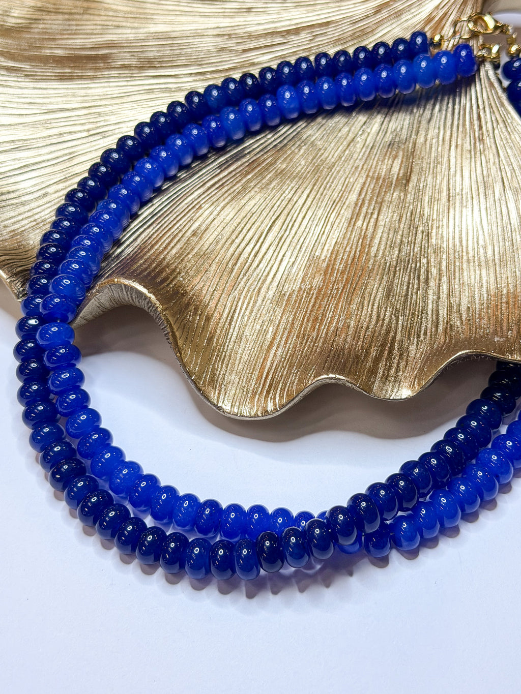 Royal Blue | Hand Beaded Necklace