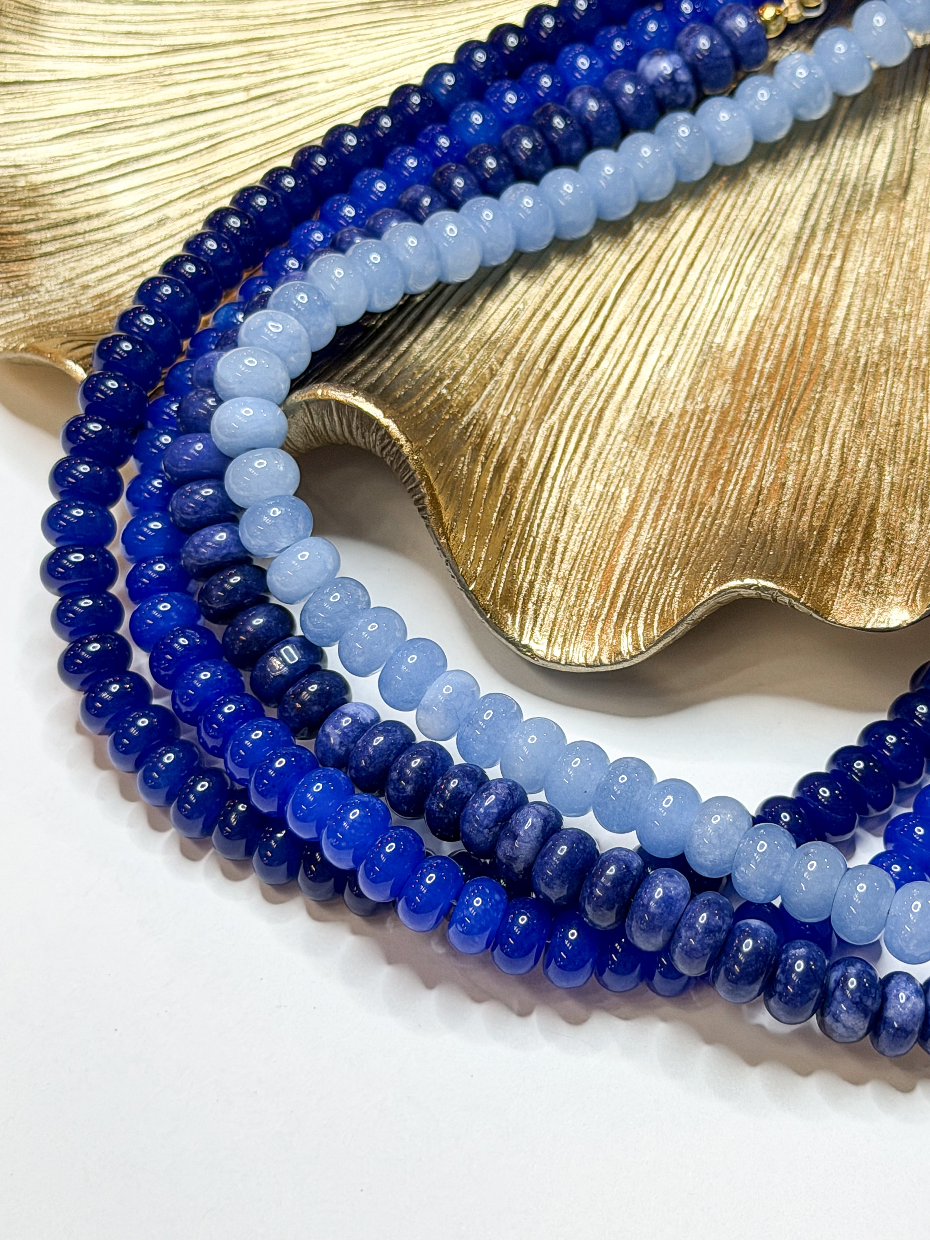 Royal Blue | Hand Beaded Necklace