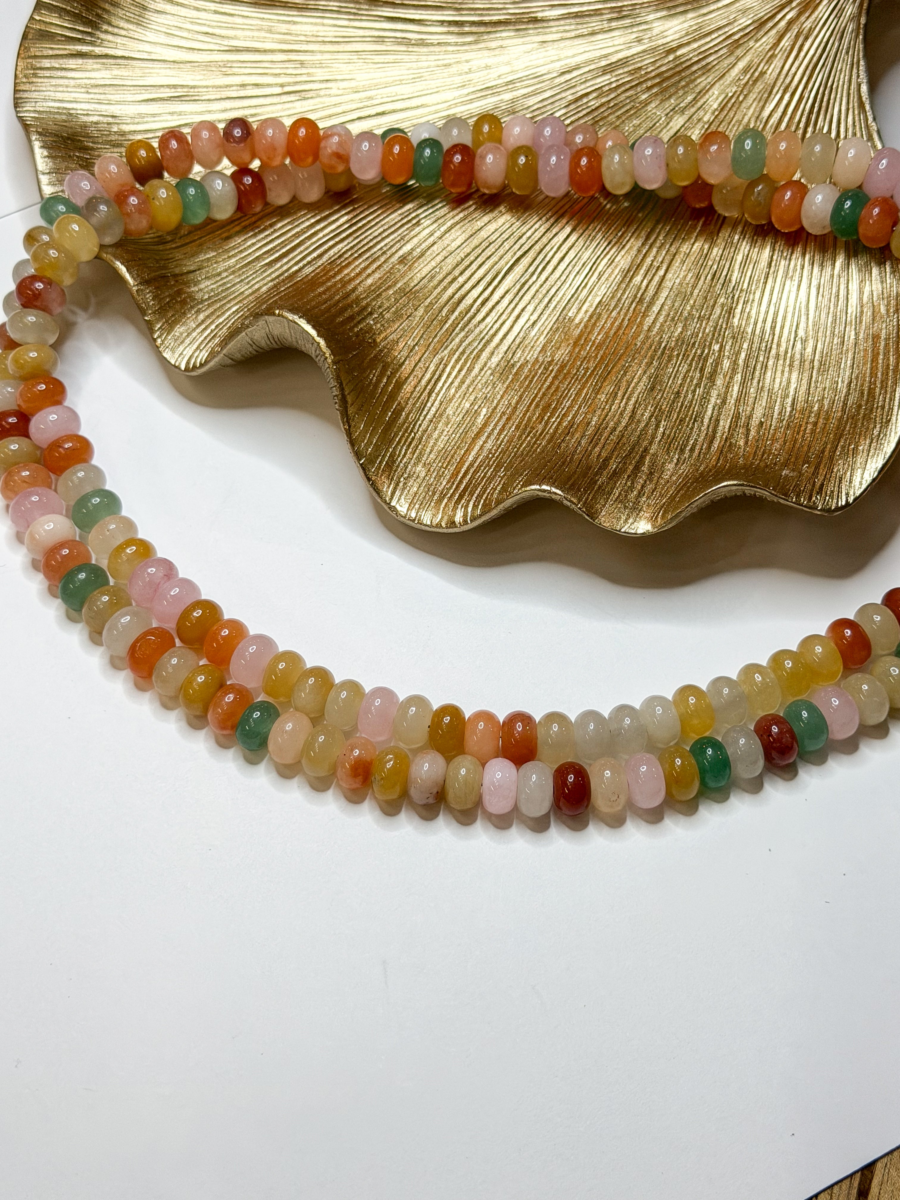 Sunset Multi | Hand Beaded Necklace