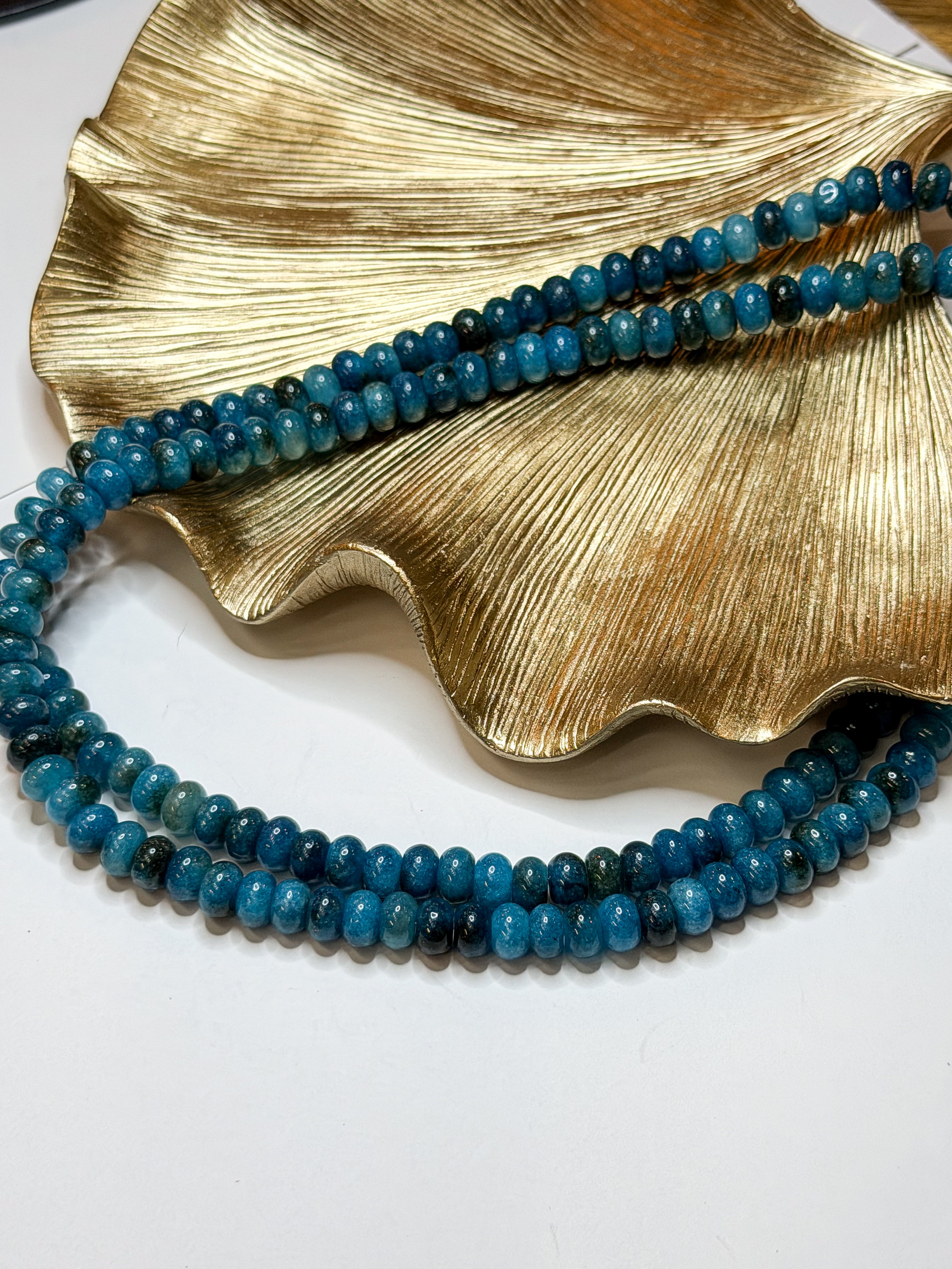 Ocean Teal | Hand Beaded Necklace
