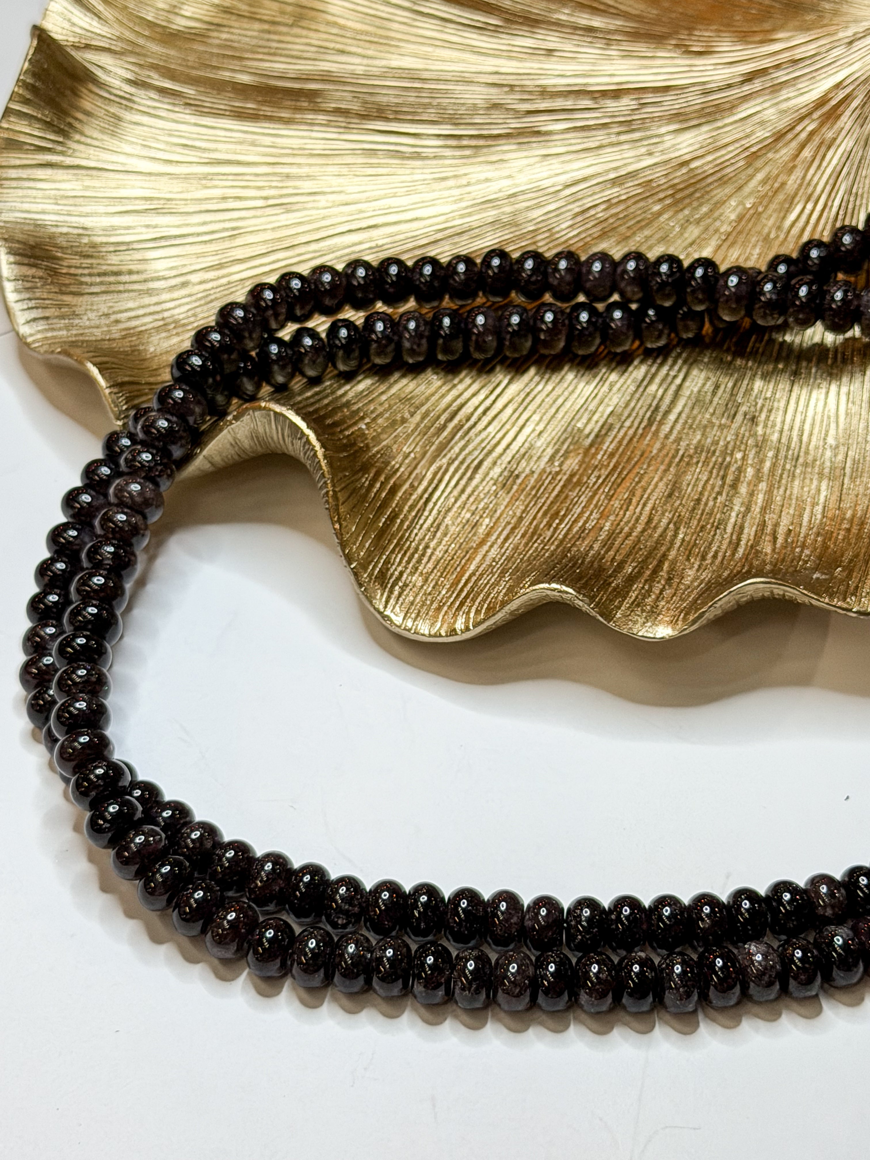Black | Hand Beaded Necklace