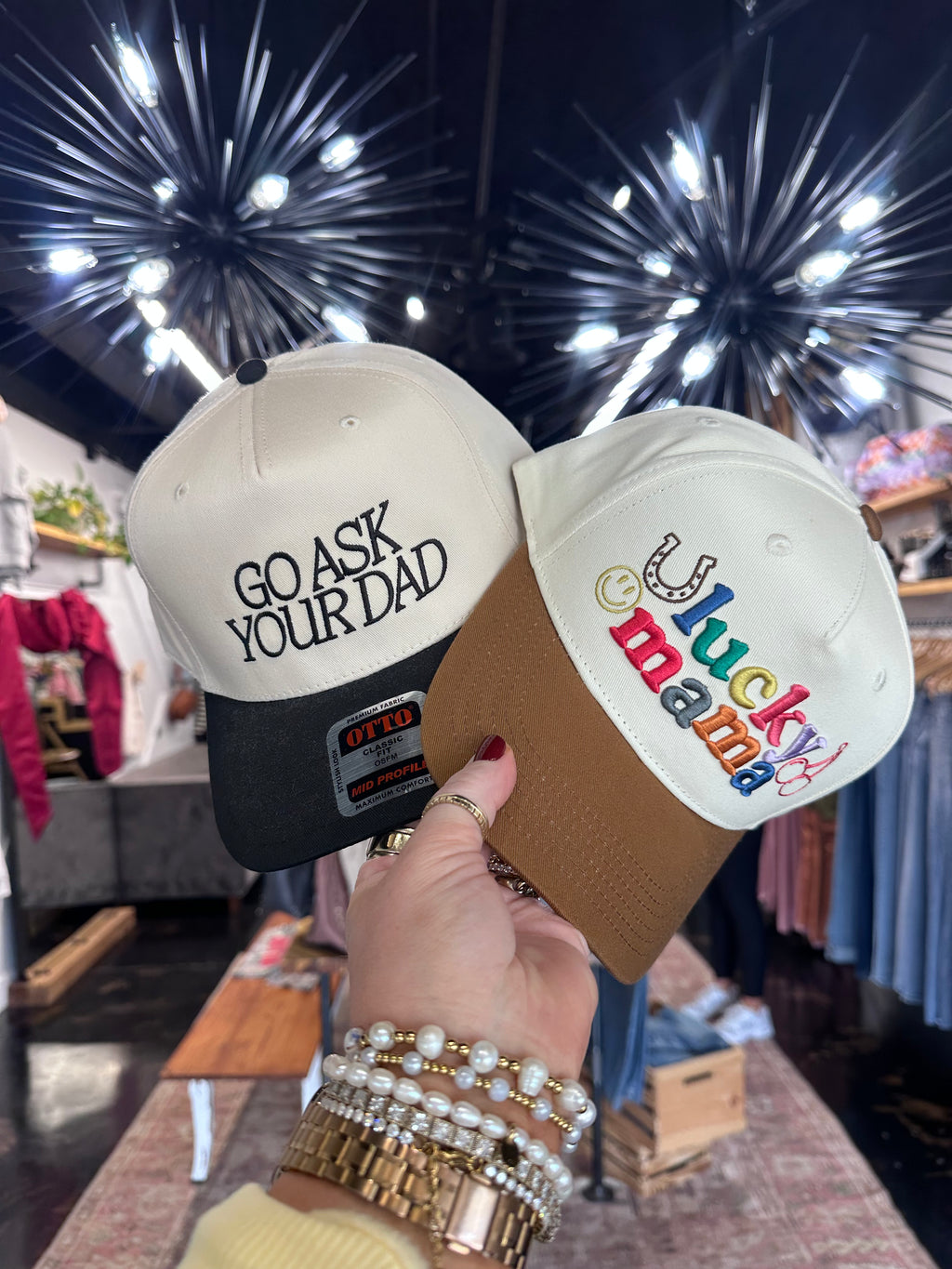 Go Ask Your Dad Embroidered Hat